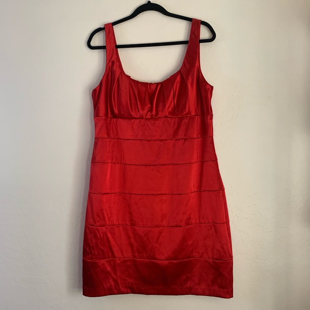 Form Fitting Red Dress